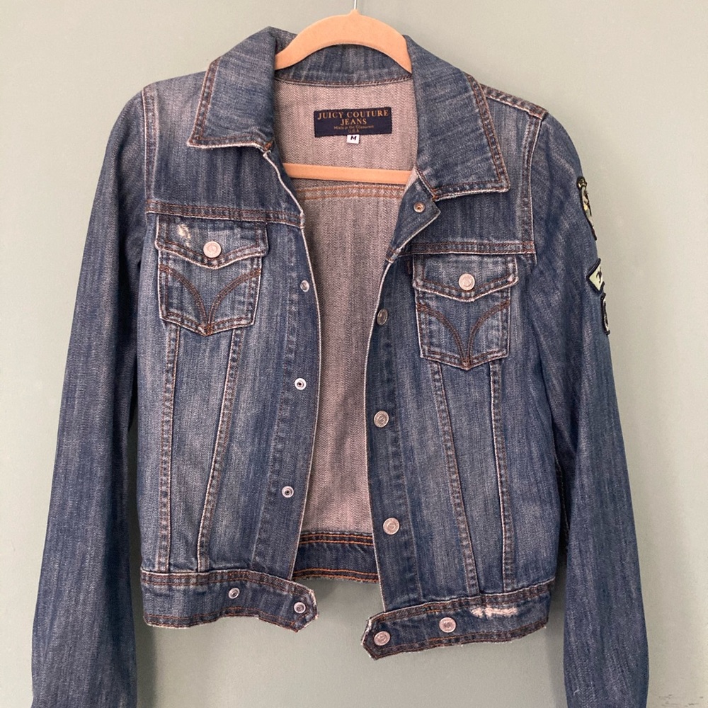 Made in the USA Juicy Couture denim jean jacket